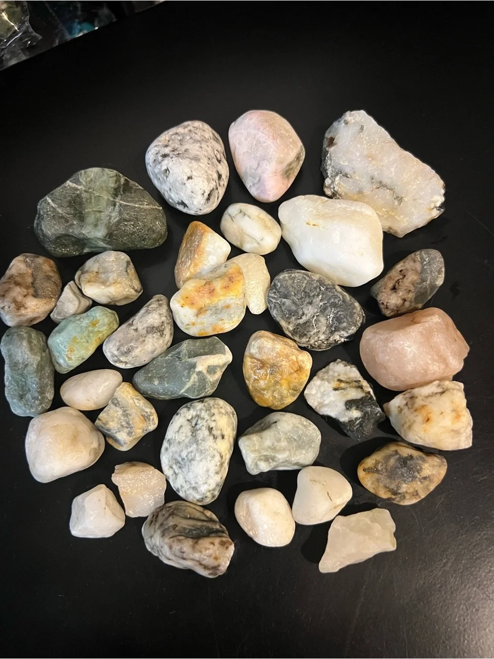 2 Lbs of Clean and UnPolished Alaskan Rocks - Multi Color